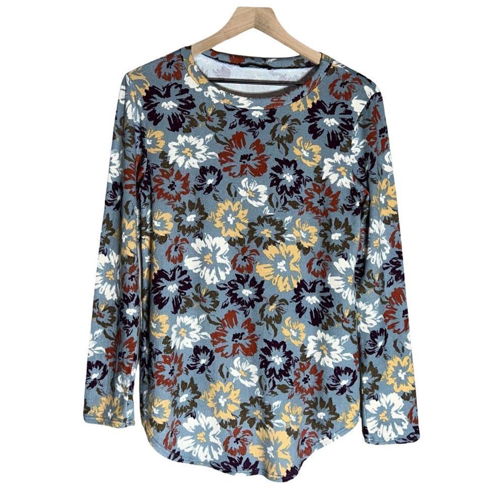 🌟 BOMBOM Women's Floral Long Sleeve Top - Size S 🌟